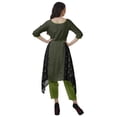 thumbnail image 4 of Moomaya Printed Traditional Clothing Womens Asymmetric Kurti Kurta With Pant Set, 4 of 6