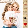 thumbnail image 2 of Customized Valentines Day Gifts for Kids Holiday Greeting Cards Name Photo Texts A3J2, 2 of 8