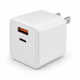 thumbnail image 1 of Artikl Chargeur mural 30 W USB-A + USB-C – Blanc, 1 of 3