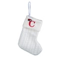 thumbnail image 1 of XZNGL White Christmas Tree Socks Letter Decorations Knitted Holiday Stockings for Mantel Staircase Tree Display and Festive Home Decoration, 1 of 5