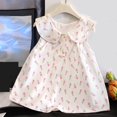 thumbnail image 1 of Économies d'Été! Robe d'Été pour Enfants, Robes Décontractées pour Filles en Liquidation, Robe Sans Manches à Col Rond pour Enfants, Robe d'Été Décontractée à Col de Poupée, 1 of 3