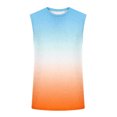 thumbnail image 4 of NTACZA Tank Tops for Man Athletic Sleeveless Basic Shirt Sports Crew Neck Gradient Mens Shirts M, 4 of 5