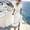 White, variant on Lovzfmll Elegant Fitted V Neck Batwing Sleeve Dress, Pleated Waist Ruffled Hem Midi Dress Black, L