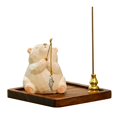 thumbnail image 1 of Porte-encens de Pêche Ornement de Bureau Mignon & Jardin, 1 of 5