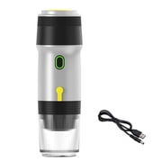 BUYISI Expresso Coffee Maker Portable Electric Coffee Machine with Usb For Outdoor Car Silver A