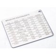 thumbnail image 2 of Functional and Creative Stainless Steel Fridge Magnet - Handy Unit Conversion Chart for Everyday Use, 2 of 6