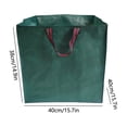 thumbnail image 3 of SIYTUAU Sac à Feuilles de Jardinage Réutilisable avec Poignée Renforcée, Conception Pliable et Portable, Matériau Plastique pour le Nettoyage et le Rangement de la Cour, Sac à Feuilles 60 L D, 3 of 7