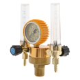 thumbnail image 2 of All Copper Argon CO2 Mig Flow Meter 2 Tube Weld Gauge Strong Gas htness New, 2 of 6
