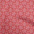 thumbnail image 1 of oneOone Georgette Viscose Red Fabric Asian Block Sewing Material Print Fabric By The Yard 42 Inch Wide, 1 of 4