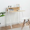thumbnail image 3 of Gymax Computer Desk PC Laptop Table Study Writing Office Workstation w/Monitor Stand, 3 of 10
