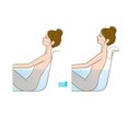thumbnail image 4 of Bath Pillow Creative Waterproof Suction Cups Neck Support Spa Pillow Tub Pillow, 4 of 9