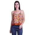 thumbnail image 4 of Moomaya Camisole Courte à Bretelles Spaghetti Imprimée pour Femmes, Hauts d'Été, 4 of 5