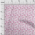 thumbnail image 2 of oneOone Cotton Cambric Fuschia Pink Fabric Florals Fabric For Sewing Printed Craft Fabric By The Yard 42 Inch Wide, 2 of 4