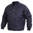 thumbnail image 4 of Rothco Diamond Nylon Quilted Flight Jacket - Navy Blue, 4X-Large, 4 of 5
