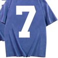 thumbnail image 5 of Pisexur 67 Chandail Col Rond Drôle Six Sept 6 7 Mème Gén Alpha Argot T-Shirt Bleu,4TG, 5 of 5