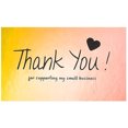 thumbnail image 1 of 50Pcs Thank You Cards Small Business, Mini A variety of styles Thank You for Supporting Cards Notes Shopping Holographic Thanks Greeting Cards for Retail Store Owner Goods Customer 2x3.5 Inch, 1 of 4