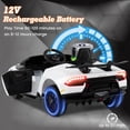 thumbnail image 3 of Licensed Lamborghini Huracan Ride on Car by OLAKIDS, 12V Kids Electric Vehicle Battery Powered Toy with Remote Control, LED Lights, Spring Suspension, Bluetooth, MP3, Aged 3-8 Years, 3 of 9