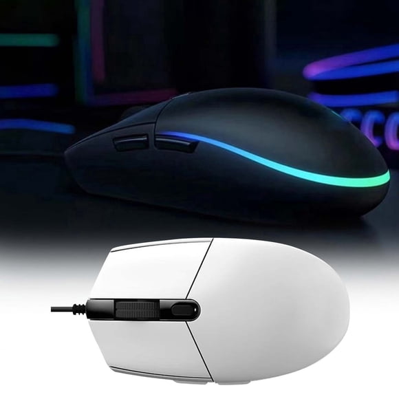 2 2nd Generation Wired Gaming 8000 DPI Rainbow Optical Effects LIGHTSYNC RGB 6 Programmable Buttons Memory Screen Mapping PC/ and Laptop Compati