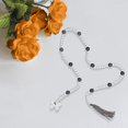 thumbnail image 3 of IH Casa Decor 65" Dual Color Bead Garland With Tassel Butterfly - Set of 2, 3 of 3