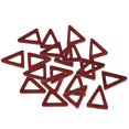 thumbnail image 1 of KLKCMS 20 Pcs Breloques Triangulaires en Bois pour Fabrication de Bijoux Artisanat Oreilles Pendantes Breloques Rouges, 1 of 8