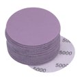 thumbnail image 1 of Unique Bargains 30 Pack 3-Inch Purple Sanding Discs 5000 Grits Hook & Loop Professional Aluminum Oxide Sandpaper, 1 of 5