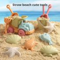 thumbnail image 4 of Childrens Beach Toy Set Sand Digging Shovel Sand Tool Shovel Beach Car Toys Bucket Water Set O3h0, 4 of 8