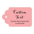 thumbnail image 1 of 100 PCS Personalized Paper Hang Tags Made Any Text Custom Tags Wedding Favor Gifts, 1 of 1