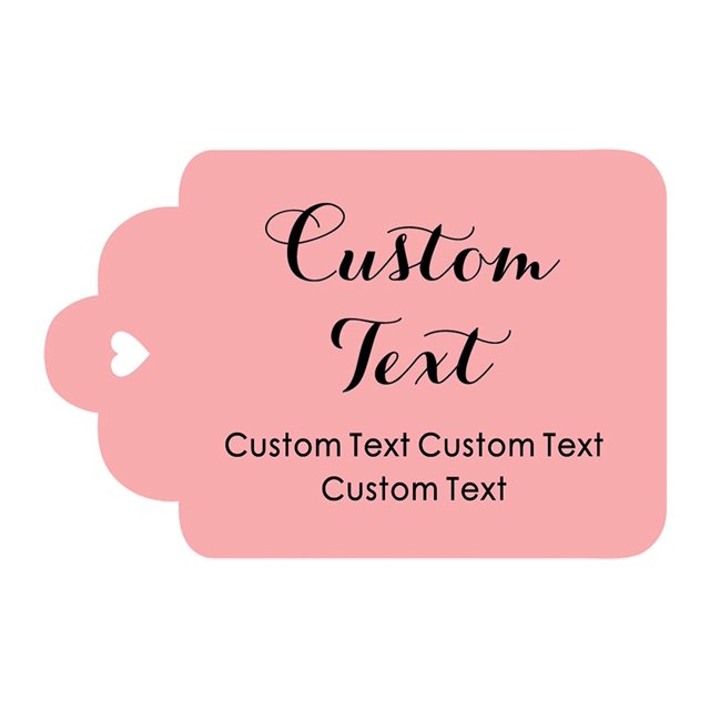 100 PCS Personalized Paper Hang Tags Made Any Text Custom Tags Wedding Favor Gifts