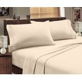 thumbnail image 1 of Hotel Luxurious, 1800 Series, 3pc Sheet Set Branch (Twin, Taupe), 1 of 1