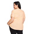 thumbnail image 3 of Iyla Plus Women's Short Sleeve Ripple Tee, 3 of 6