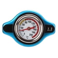 thumbnail image 2 of Aramox Aluminum Alloy Radiator  With Temperature Gauge Pressure Radiator Sa.fety High Pressure Temperature Gauge  Adjustment Leakproof Universal For Car, 2 of 8