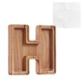thumbnail image 2 of Agiferg Personalized Wooden Name Money Box Wooden Deposit Box Twenty Six English Letters, 2 of 6