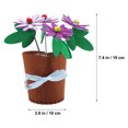 thumbnail image 4 of 6pcs DIY Non-woven Flowerpot DIY Craft Project Flowerpot Craft Kit for Kids, 4 of 5