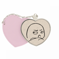 thumbnail image 1 of Get Angry Strabisme Visage Miroir de Voyage Trousse de Maquillage Cœur Rose, 1 of 4