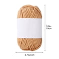 thumbnail image 3 of Home Decor, Colorful Hand Knitting 50g Knitting Crochet Milk Soft Baby Wool Yarn, Mother Gifts, 3 of 6