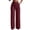 Wine, variant on Nfurl Dress Pants for Women Business Casual Pleated Straight Leg Slacks Trousers High Waisted Work Office Slacks Pants with Pockets White,M