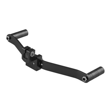 SHISUYAN 1Set Gear Shift Lever 6063 Aluminum Alloy Black Dual Head Prevent Accidents for Daily Use