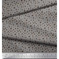 thumbnail image 2 of Soimoi Moss Georgette Fabric Coffee Beans & Coffee Beverages Fabric Prints by Yard 42 Inch Wide, 2 of 3