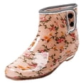thumbnail image 2 of Dvkptbk Bottes de Pluie Femmes Bottes de Pluie pour Femmes Mode Tube Court Pluie Eau Antidérapantes Chaussures d'Eau Chaussures pour Femmes, 2 of 5
