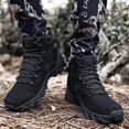 thumbnail image 5 of WEAIXIMIUNG Bottes Cowboy Hommes Chaussures Hommes Chaussures d'Escalade Randonnée Chaussures Mode Semelle Épaisse Espadrilles d'Alpinisme de Plein Air, 5 of 5