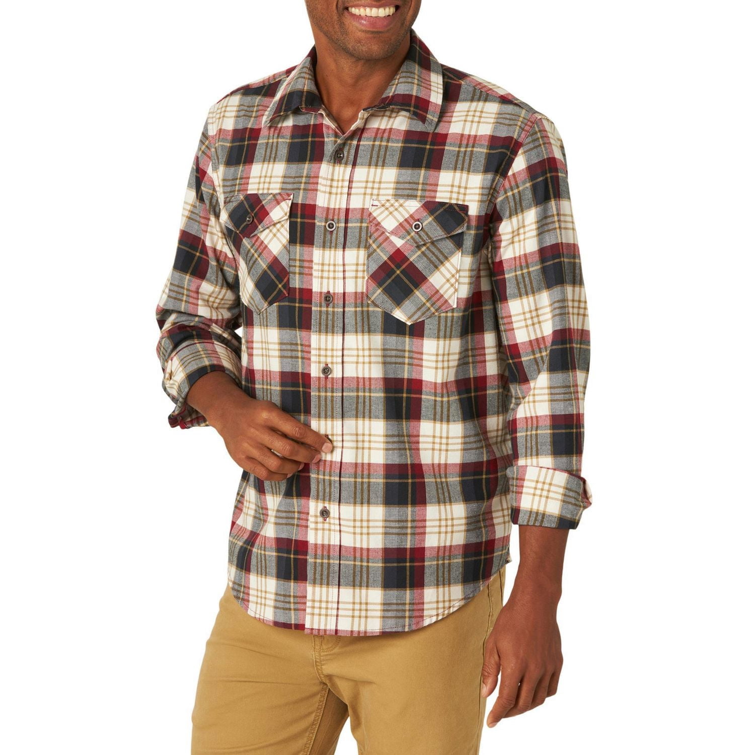 Wrangler Men's Premium Long Sleeve Shirt