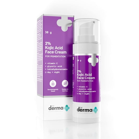 The Derma Co 2% Kojic Acid Cream, 30gm Each (Pack of 2)