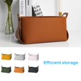 thumbnail image 4 of Storage Basket Leather Organizer Holder Container Box Cosmetic Decoration, 4 of 9
