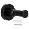 thumbnail image 1 of Wall Hanger, Durable Bathroom Hook  For Kitchen For Office Black, 1 of 8