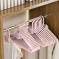 thumbnail image 4 of Aromatherapy Clothes Hanger | Non-Slip Plastic Garment Organizer | Space Saving Drying Rack | Built-In Fragrance Diffuser | Multi Hook Shoulder Saver | 40x21.5cm | White Pink Khaki Green, 4 of 6