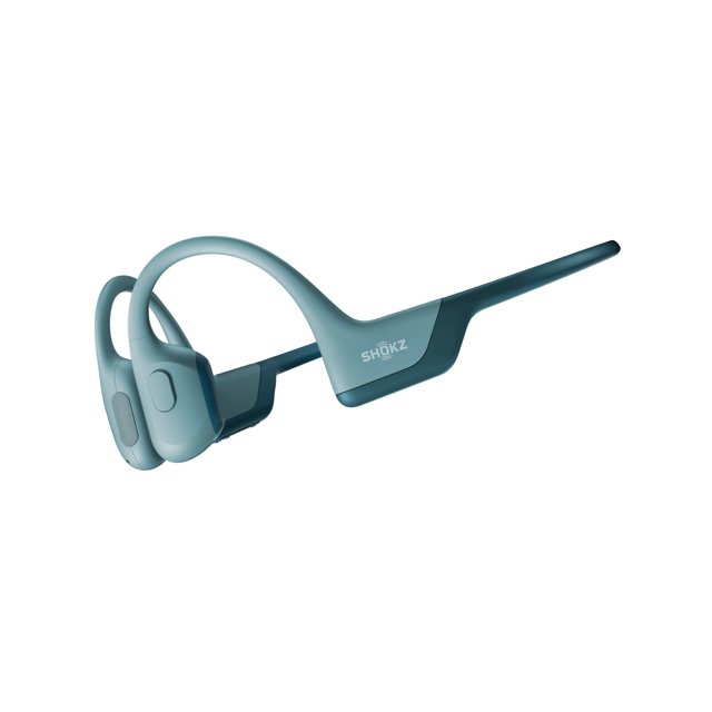 Shokz OpenRun Pro Premium Bone Conduction Open Ear Bluetooth Headphones for Sports(Blue)