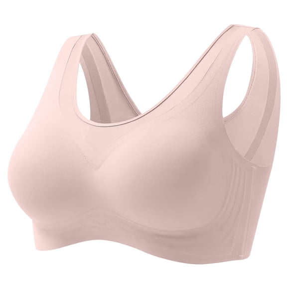 zanvin Bras for Women Women Wireless Large Size Pull Together Bra Comfortable Underwear, Gift for Her