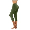 thumbnail image 1 of Birdeem Mode Décontractée Femmes Uni Extensible Dames Taille Haute Pantalon Grand Pantalons de Yoga Capris, 1 of 8