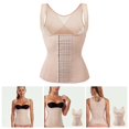 thumbnail image 3 of ZLight Femme sous-Poitrine Taille Gaine Corset Gilet Contrôle Couleur Peau TG Crochet Ajustable Couleur Peau m, 3 of 6