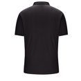 thumbnail image 5 of Styesk T Shirts for Man Men's Solid Color Shirt Pullover Lapel Vertical Strip Button Long-Sleeved Lapel Top, 5 of 5